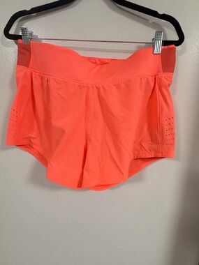 Under Armour Women's Neon Coral Athletic Shorts